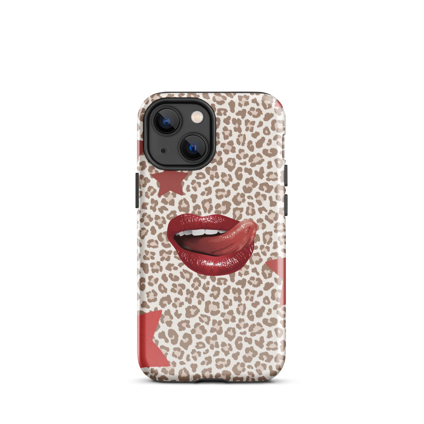 Wild Kiss phone case with lipstick kiss design