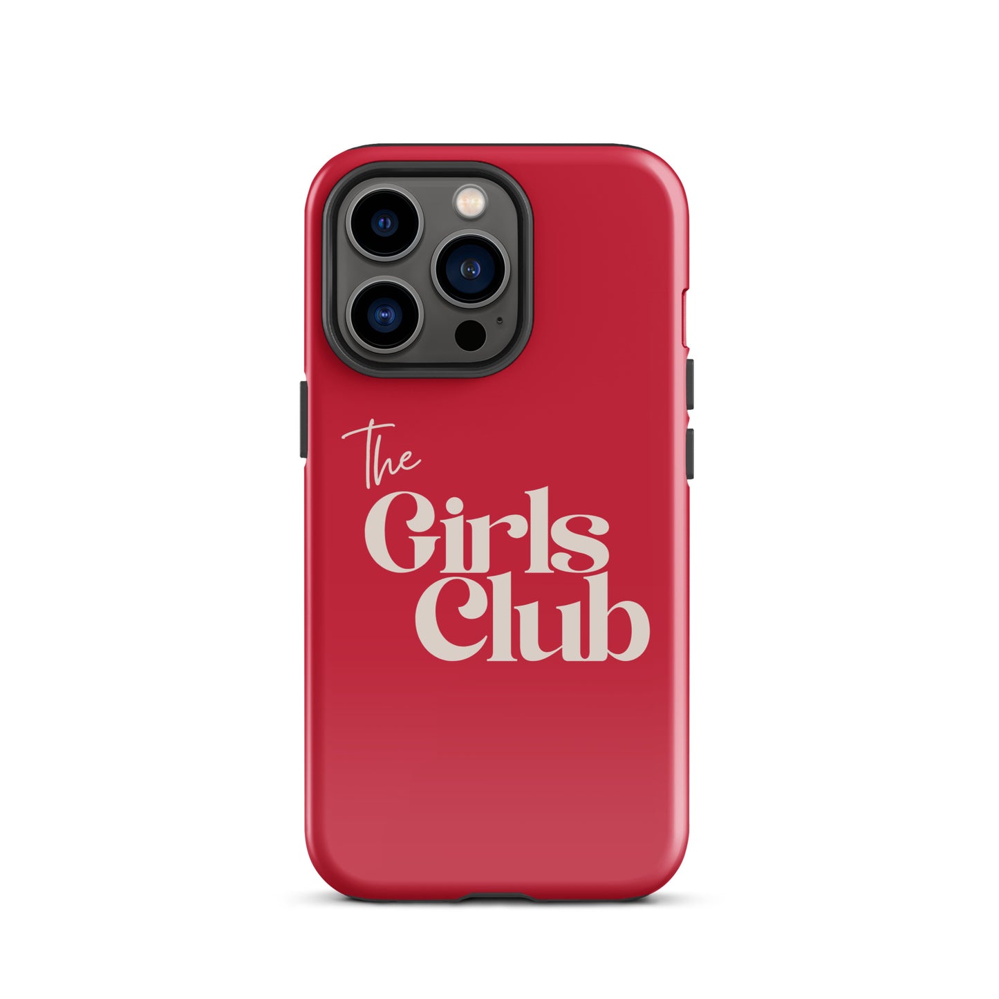 Red Alert phone case with bold red design for iPhone