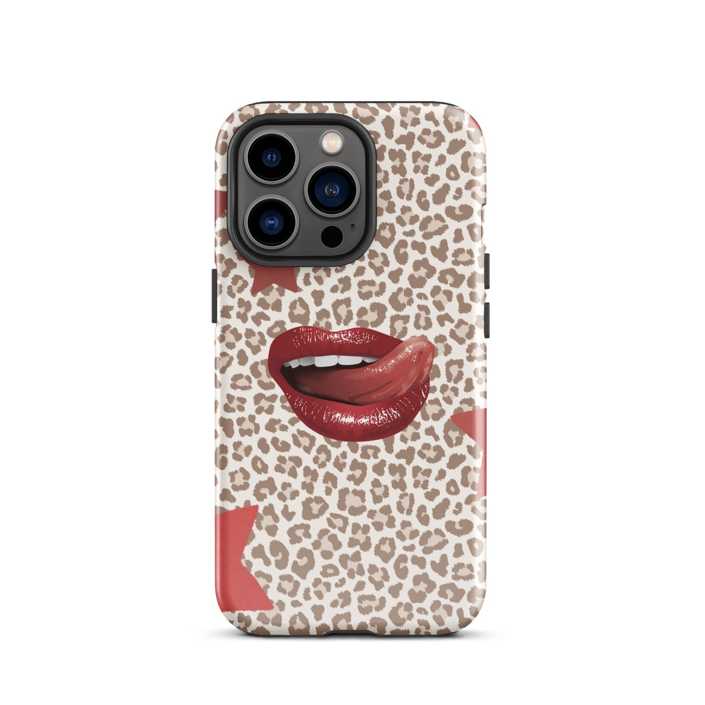 Wild Kiss phone case with lipstick kiss design