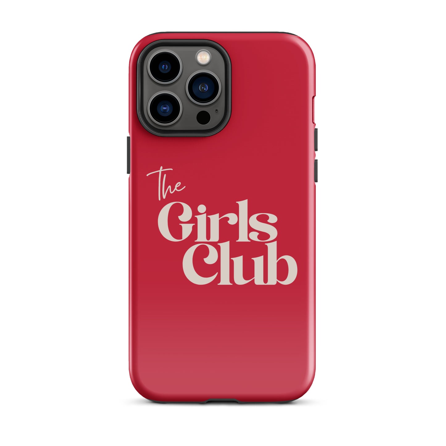 Red Alert phone case with bold red design for iPhone
