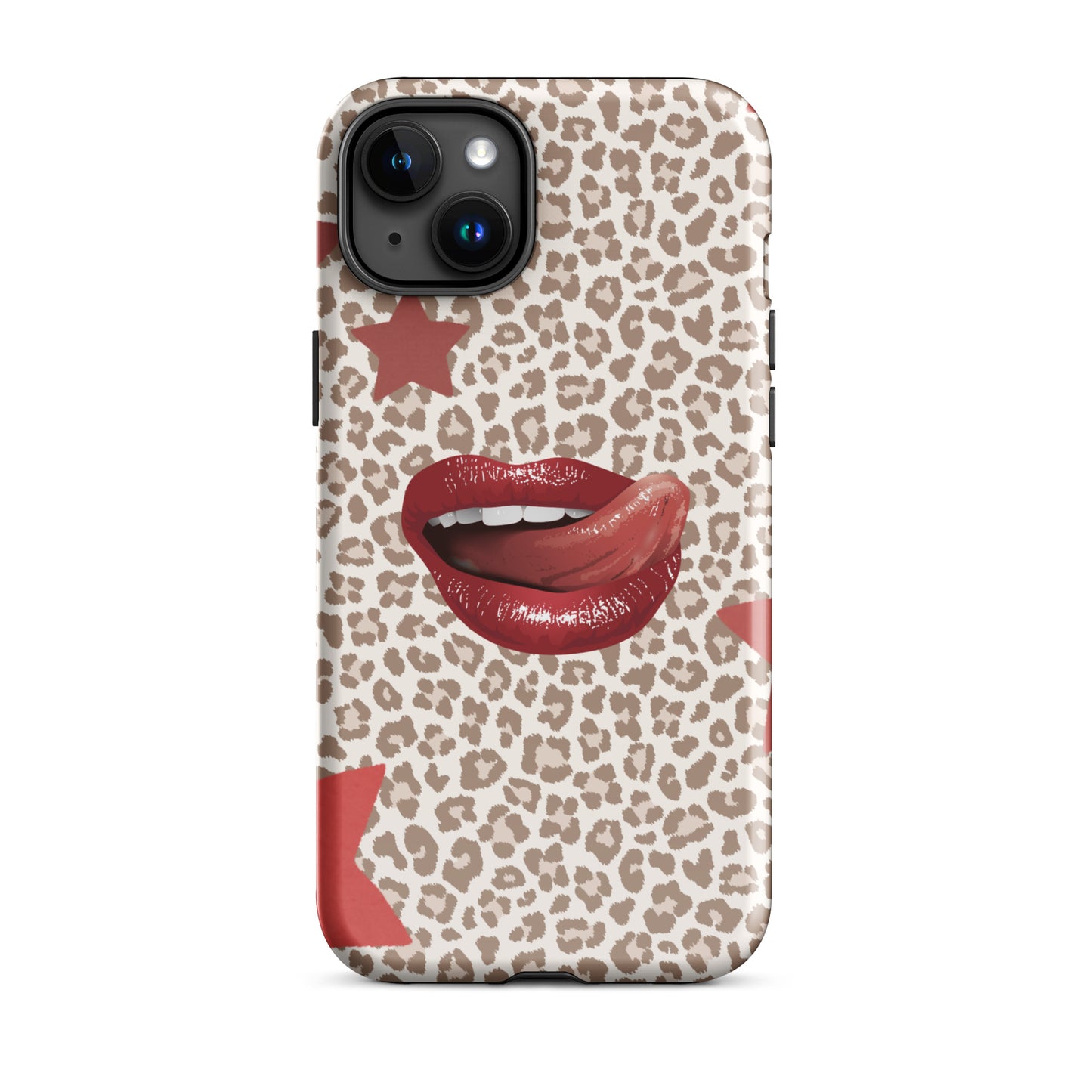 Wild Kiss phone case with lipstick kiss design