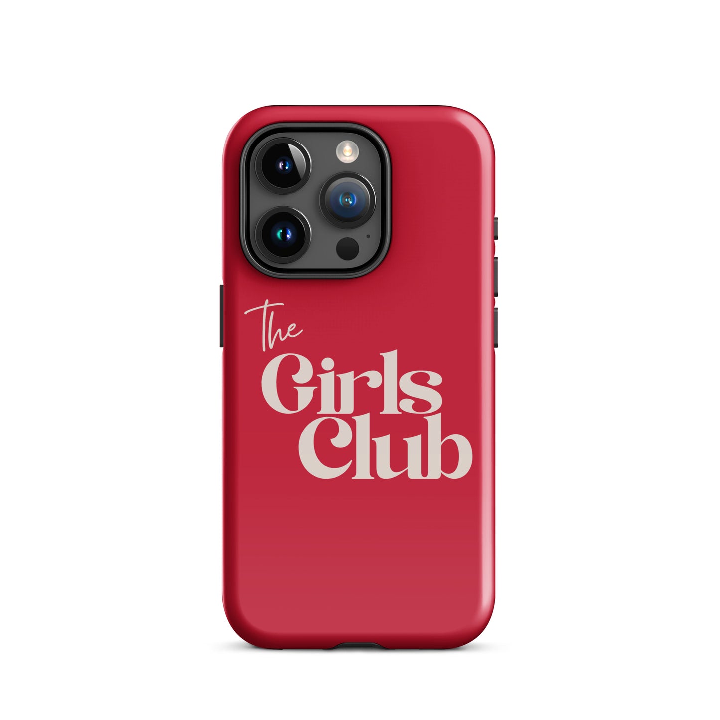 Red Alert phone case with bold red design for iPhone