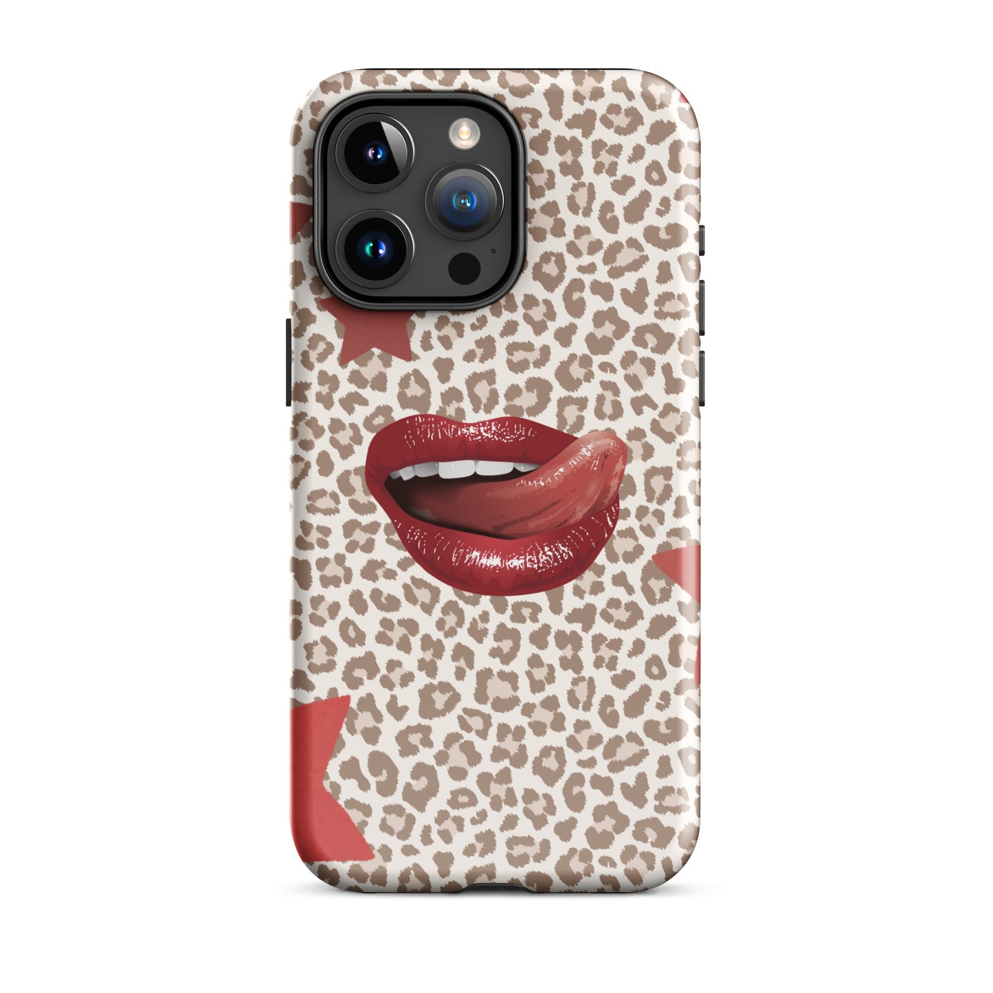Wild Kiss phone case with lipstick kiss design