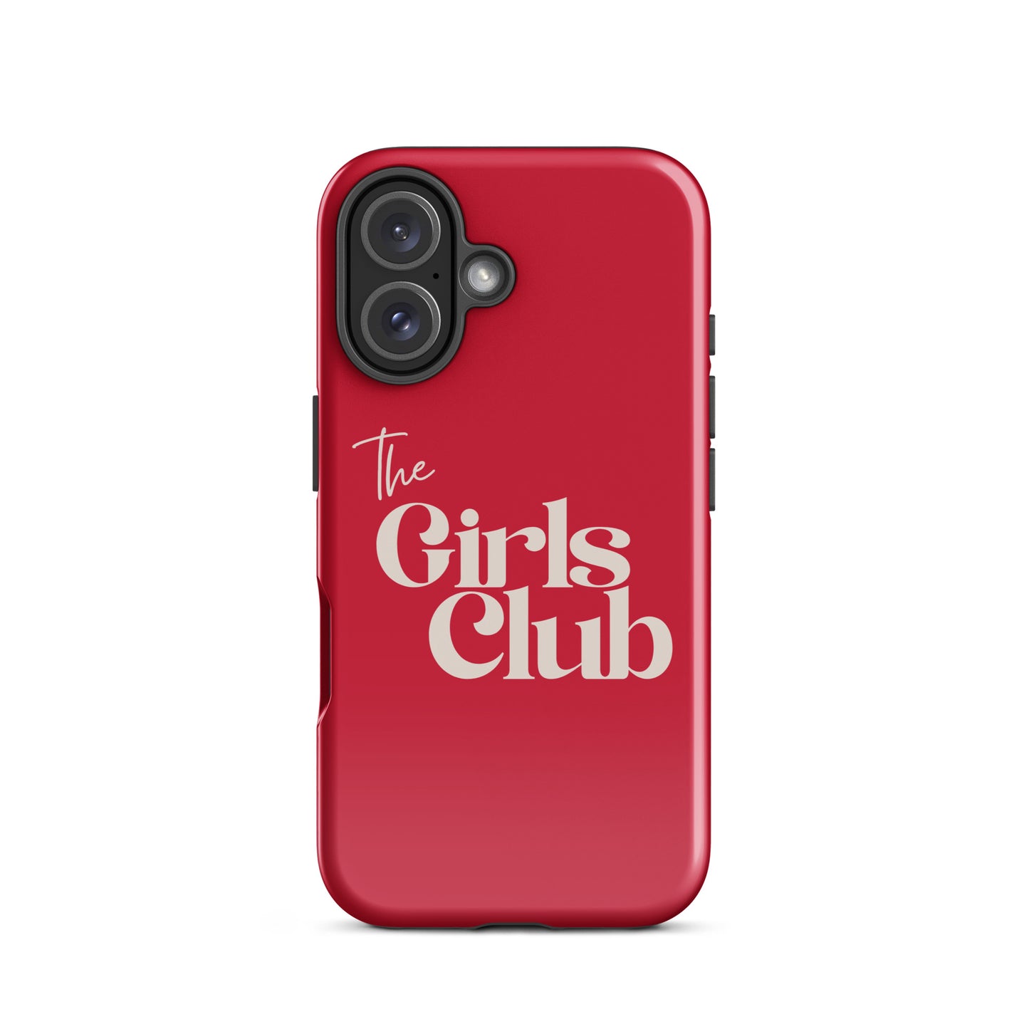 Red Alert phone case with bold red design for iPhone