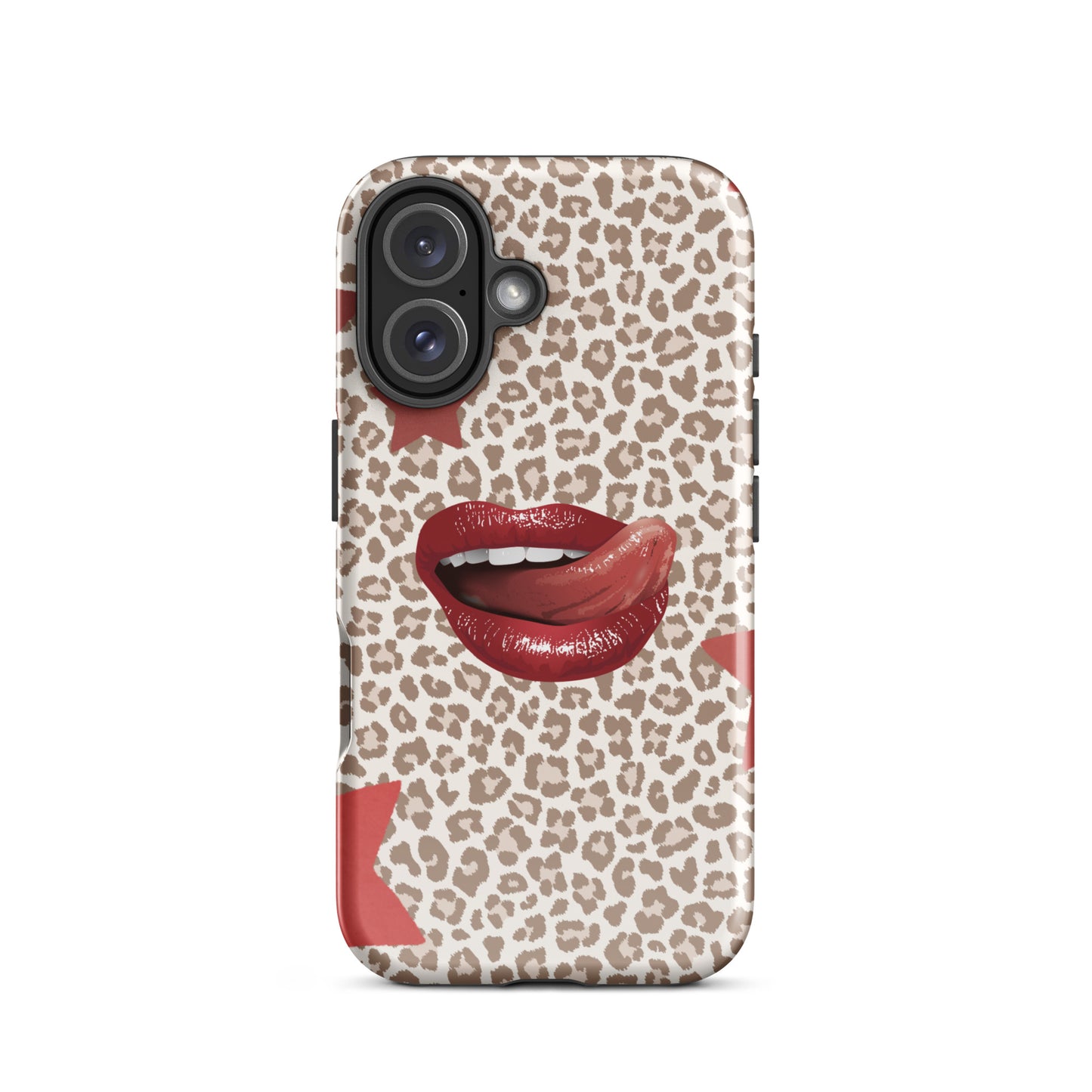 Wild Kiss phone case with lipstick kiss design