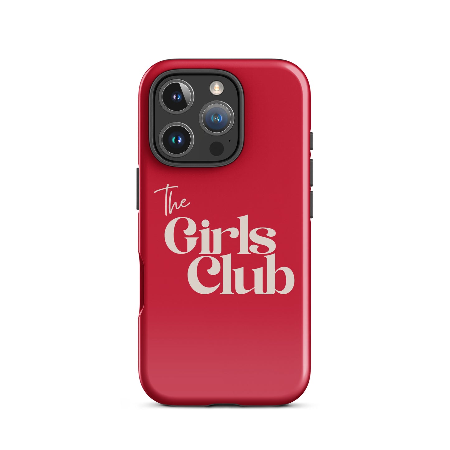 Red Alert phone case with bold red design for iPhone