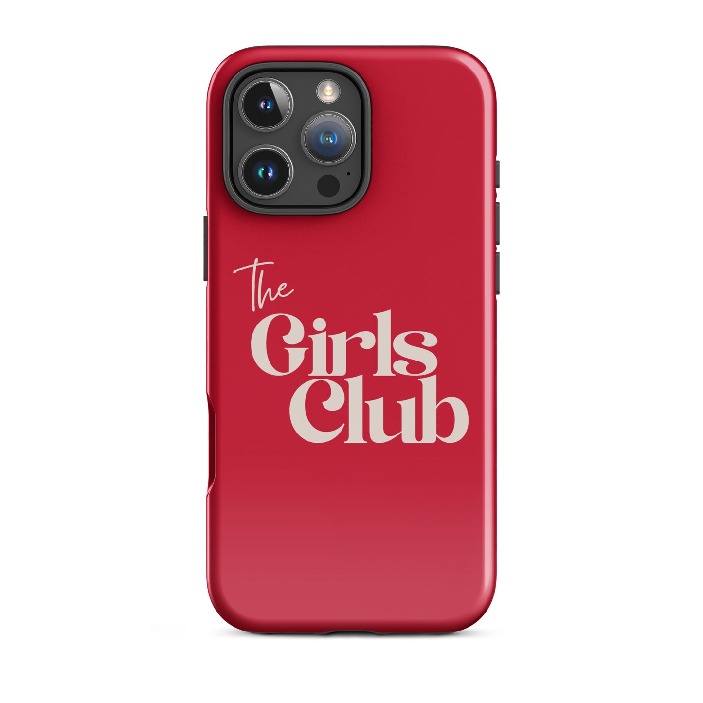 Red Alert phone case with bold red design for iPhone