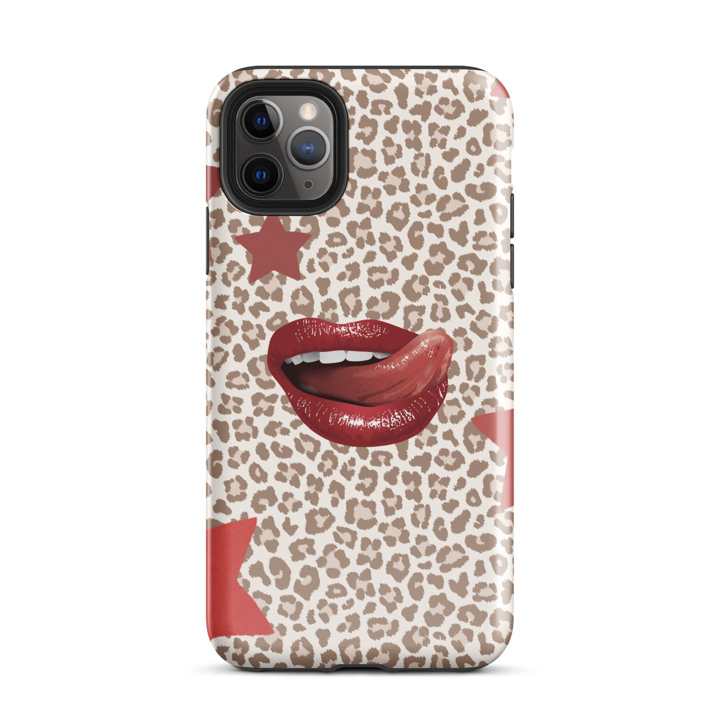 Wild Kiss phone case with lipstick kiss design