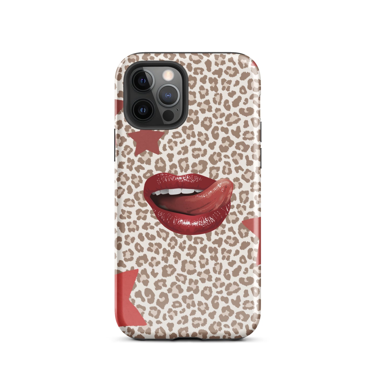Wild Kiss phone case with lipstick kiss design