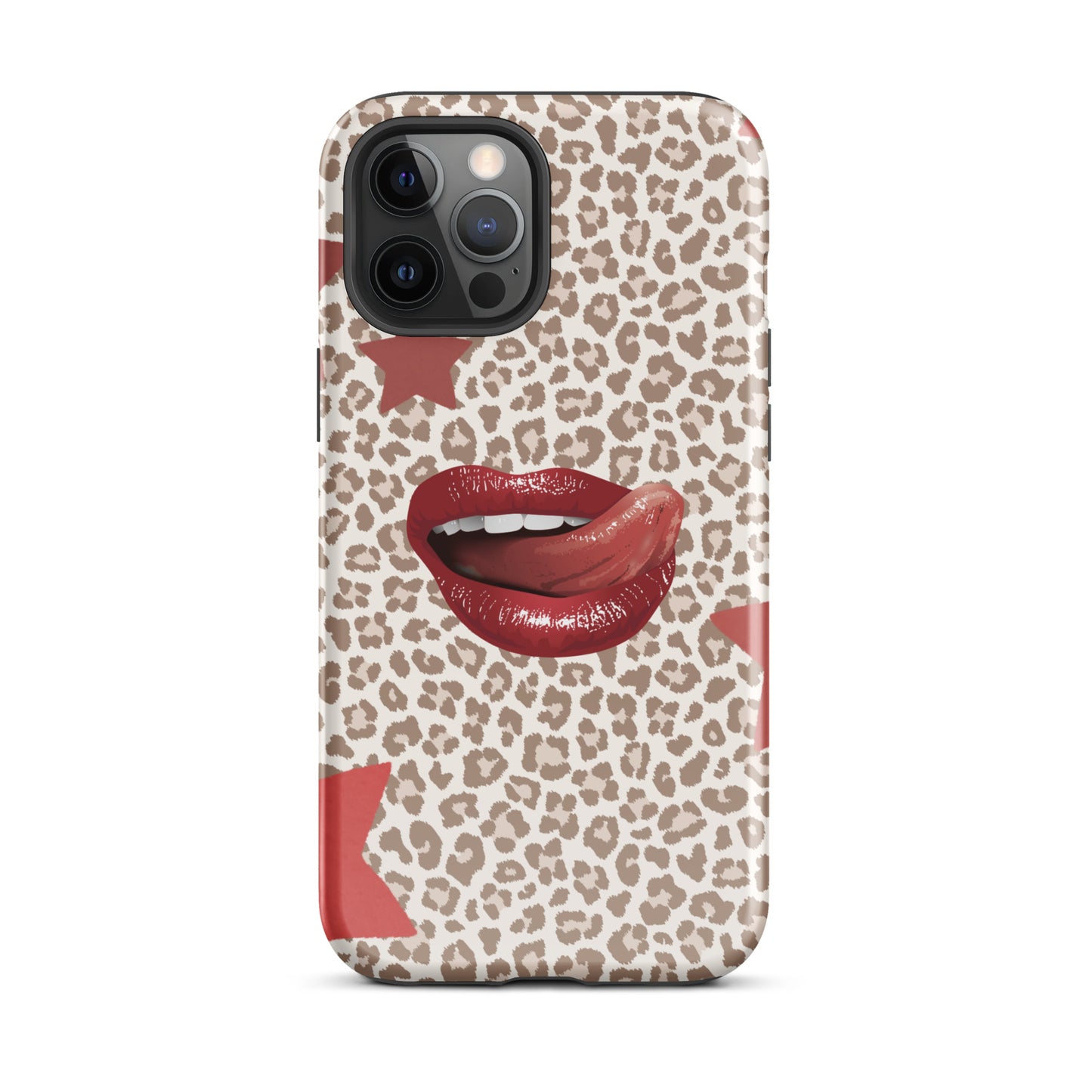 Wild Kiss phone case with lipstick kiss design