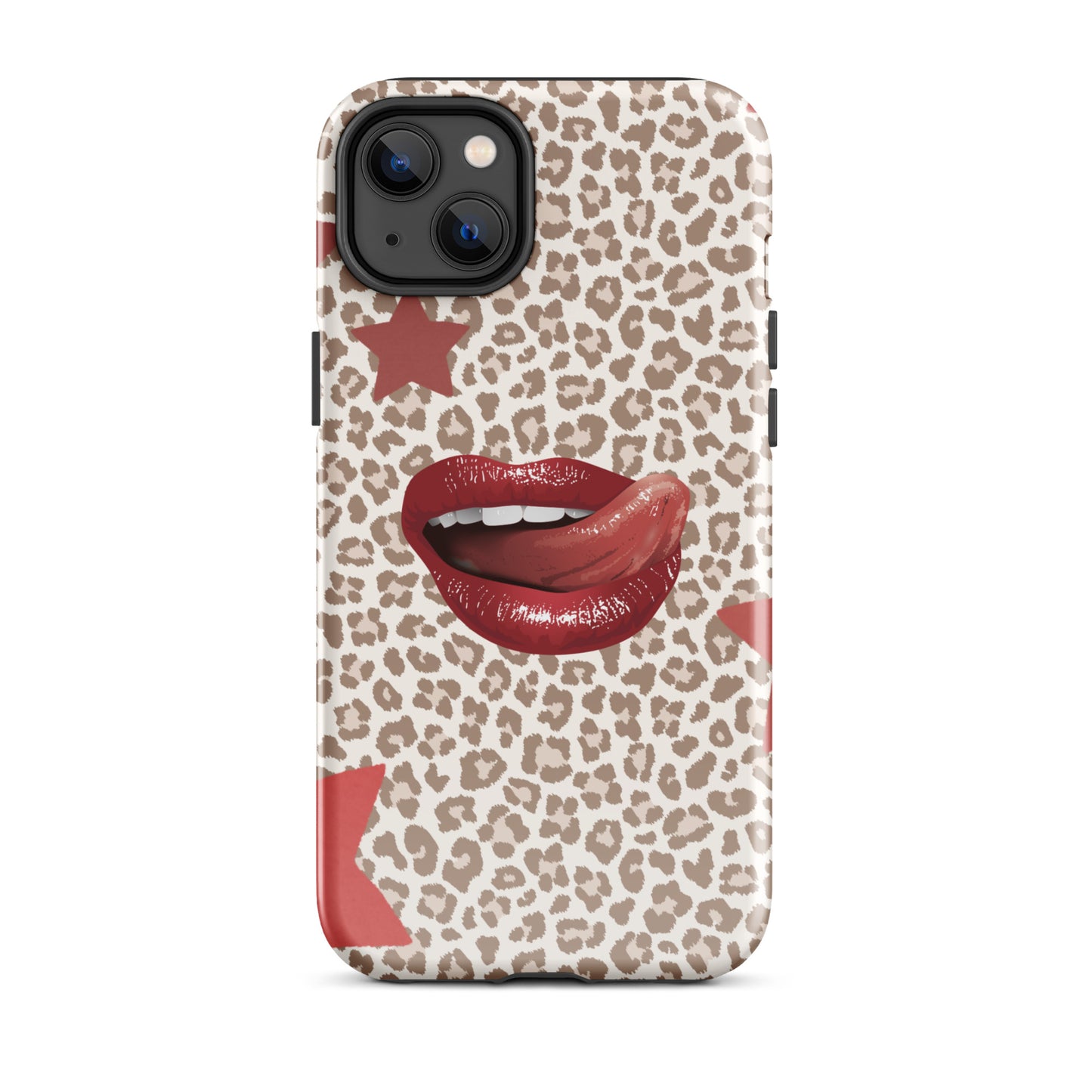 Wild Kiss phone case with lipstick kiss design