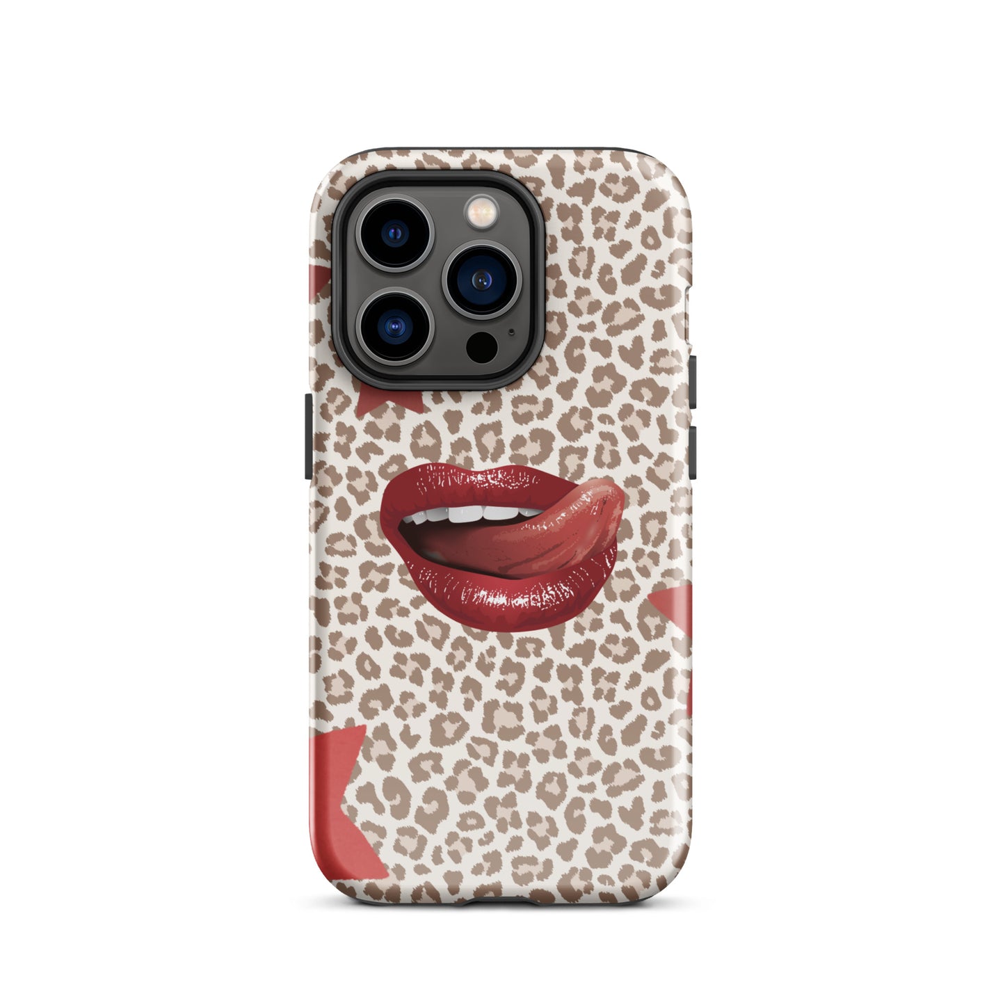 Wild Kiss phone case with lipstick kiss design
