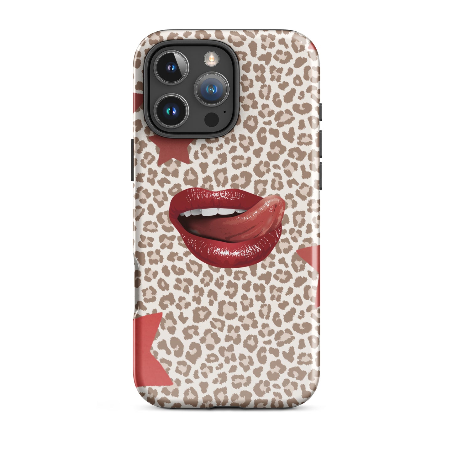 Wild Kiss phone case with lipstick kiss design